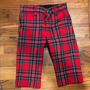 Janie and Jack Tartan Holiday Pants 12-18 Months